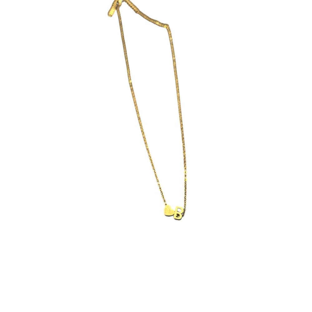 Gold Heart Pendant Necklace